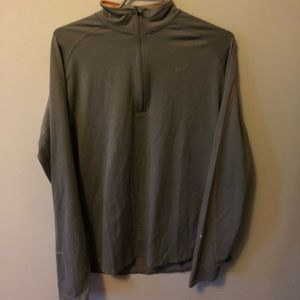 nike workout half zip
